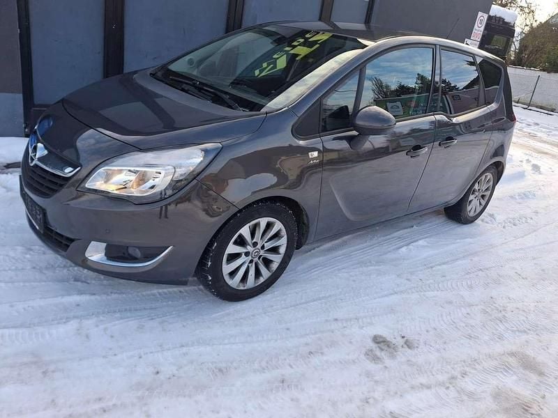 Plat.anthr./rogrey/0j:silbergr Gebraucht 2016 Opel Meriva drive Van / Kleinbus | 3.500 € (Superpreis) - Bild 1/4