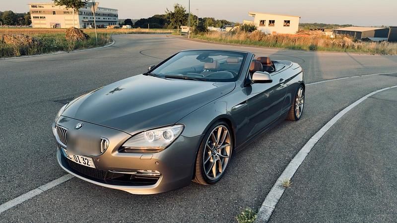 Grau Gebraucht 2012 BMW 650 Cabriolet Cabrio | 17.800 € - Bild 1/4