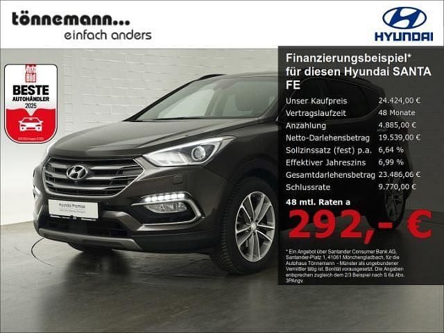 Braun Gebraucht 2017 Hyundai Santa Fe Premium SUV | 24.424 € (Fairer Preis) - Bild 1/3