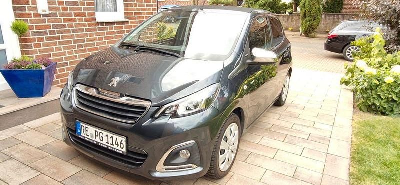 Schwarz Gebraucht 2019 Peugeot 108 Active Kleinwagen | 8.700 € (Fairer Preis) - Bild 1/4