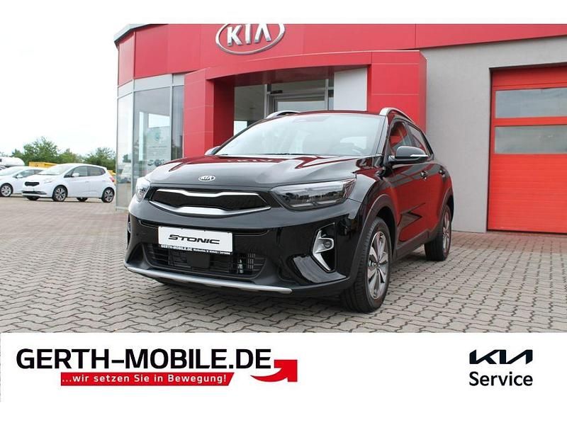 Auroraschwarz metallic (metallic) Gebraucht 2021 Kia Stonic Vision SUV | 17.990 € (Fairer Preis) - Bild 1/4