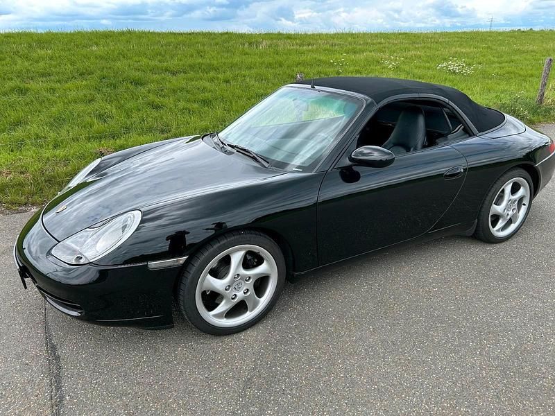 Schwarz Gebraucht 2000 Porsche 911 Carrera Cabriolet Cabrio | 42.950 € - Bild 1/4