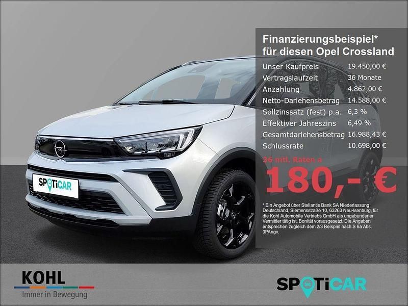 Silber Gebraucht 2023 Opel Crossland Elegance SUV | 19.450 € (Fairer Preis) - Bild 1/4