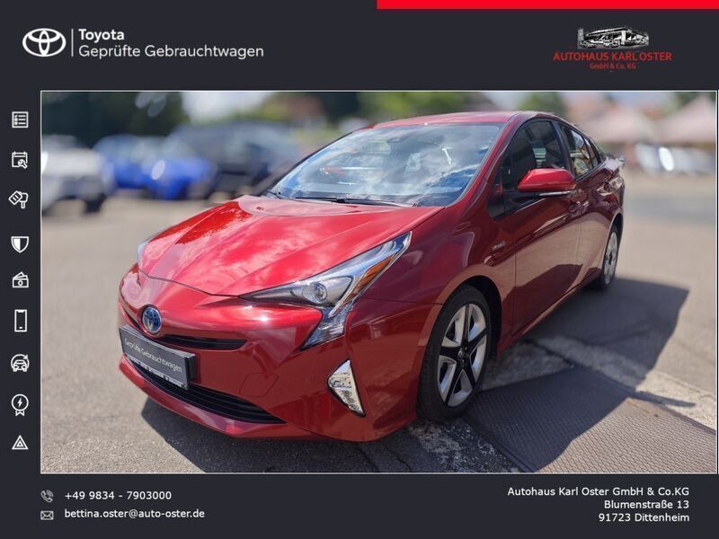 Rot Gebraucht 2018 Toyota Prius Comfort Kleinwagen | 17.790 € (Etwas zu teuer) - Bild 1/4