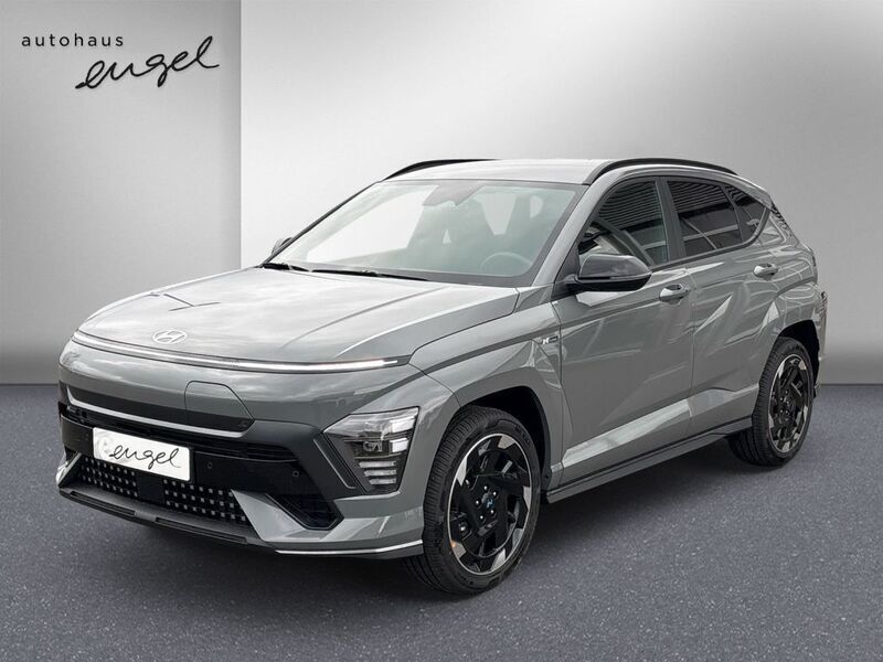 Grau Neu 2024 Hyundai Kona N Line SUV | 38.589 € (Fairer Preis) - Bild 1/4