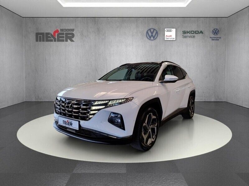 Weiß Gebraucht 2021 Hyundai Tucson Prime SUV | 29.490 € (Etwas zu teuer) - Bild 1/4