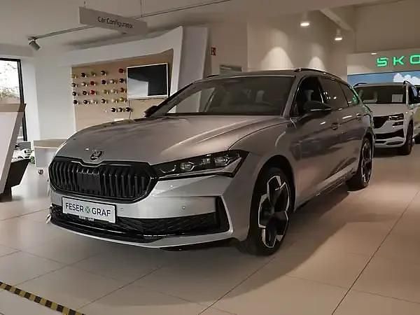 Aluminiumsilber Neu 2025 Skoda Superb Kombi | 54.770 € (Teuer) - Bild 1/4