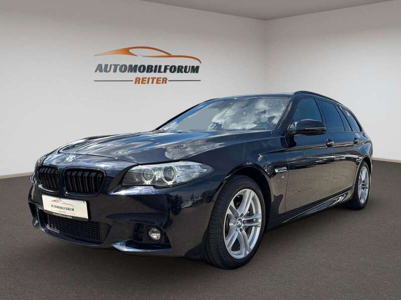 Carbonschwarz metallic Gebraucht 2015 BMW 530 M Sport Kombi | 14.890 € (Superpreis) - Bild 1/4