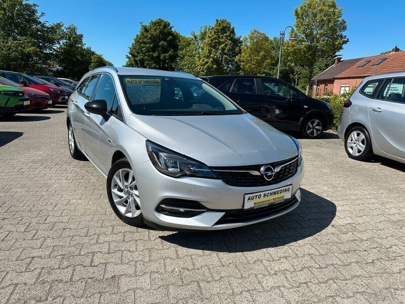Silber Gebraucht 2021 Opel Astra Elegance Kombi | 16.450 € (Fairer Preis) - Bild 1/4
