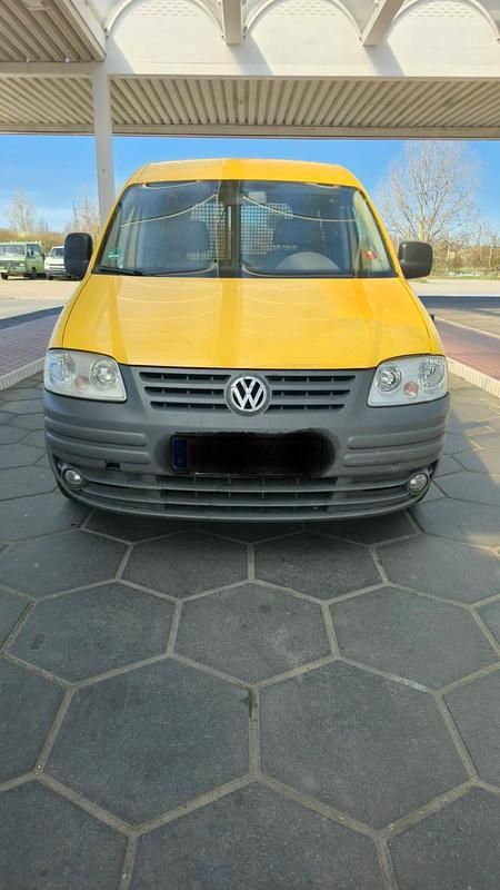 Gebraucht VW Caddy 80 PS (58 kW) 2007 Gelb Van / Kleinbus