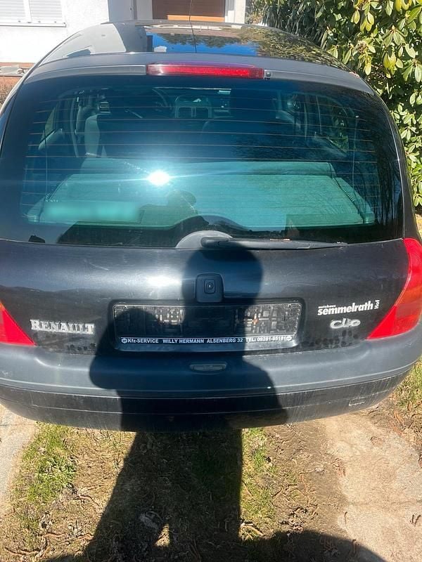 Gebraucht Renault Clio II 1999 Schwarz Kleinwagen