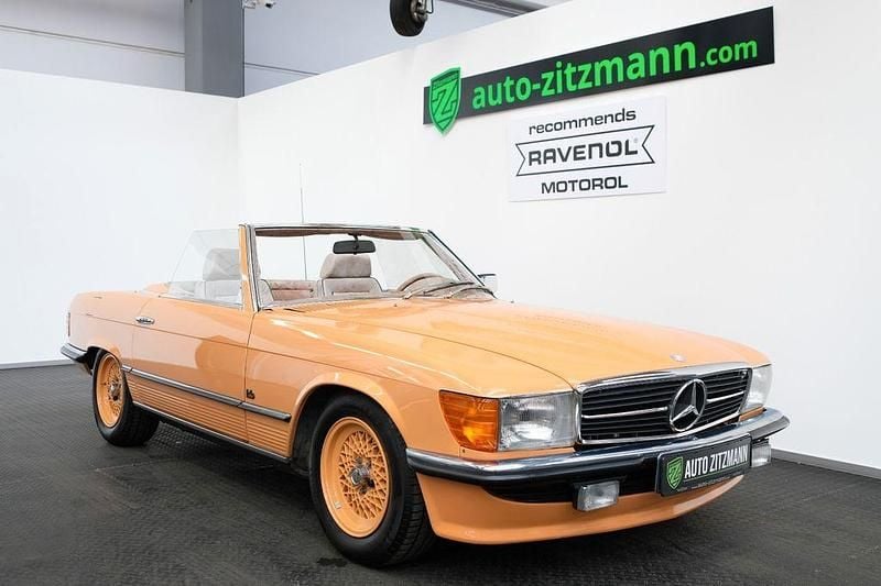 Cayenneorange Gebraucht 1977 Mercedes SL280 Cabrio | 61.990 € - Bild 1/4