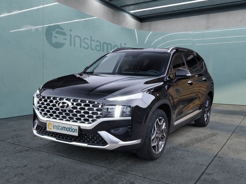 Schwarz Gebraucht 2022 Hyundai Santa Fe Prime SUV | 38.140 € (Fairer Preis) - Bild 1/4