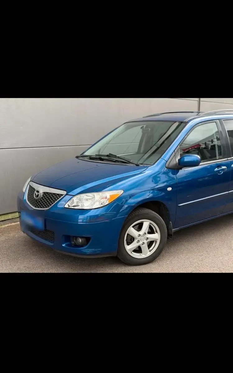 Gebraucht Mazda MPV 136 PS (100 kW) 2004 Blau Van / Kleinbus
