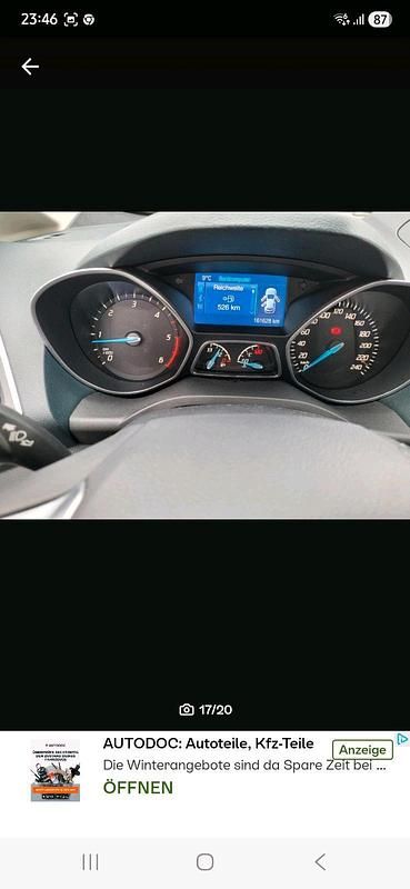 Gebraucht Ford C-MAX Titanium 116 PS (85 kW) 2014 Silber Van / Kleinbus