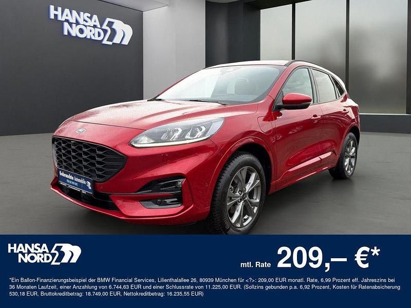 Gebraucht Ford Kuga ST-Line 224 PS (164 kW) 2022 Rot / lucid rot (metallic) SUV