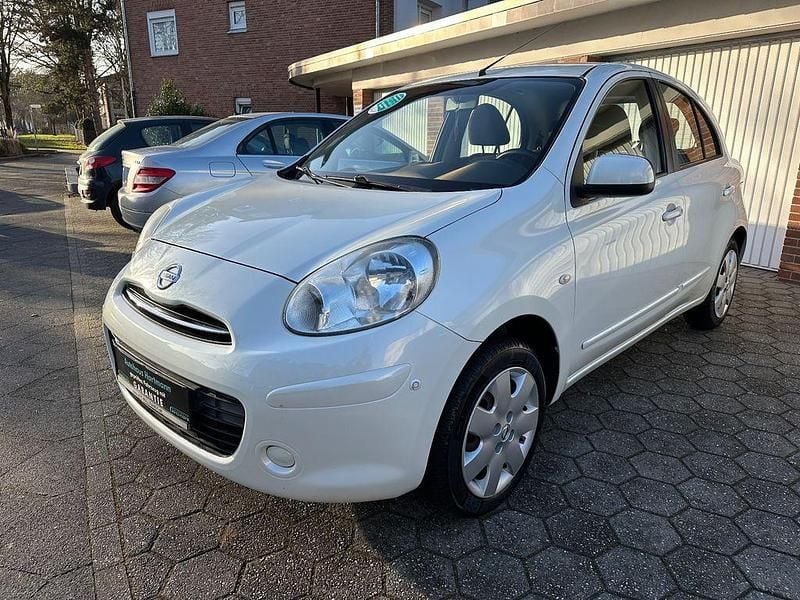 Gebraucht Nissan Micra Acenta 80 PS (58 kW) 2012 Weiß Kleinwagen