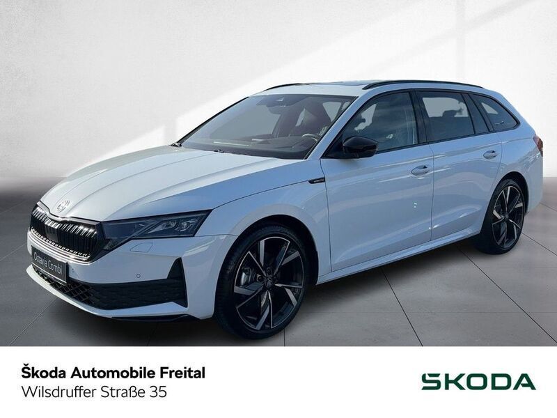 Moonweiß perleffekt Neu 2025 Skoda Octavia SportLine Kombi | 49.950 € - Bild 1/4