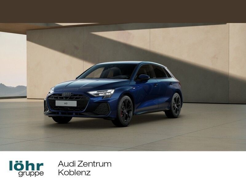 Blau Neu 2025 Audi A3 Sportback e-tron S-Line Limousine | 49.980 € (Fairer Preis) - Bild 1/4