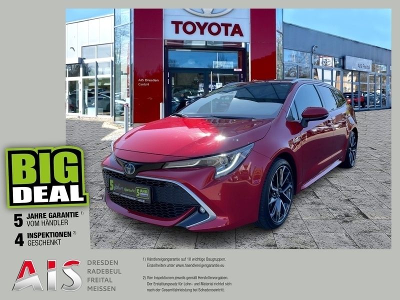 Karminarot metallic Gebraucht 2020 Toyota Corolla Lounge Kombi | 23.990 € (Fairer Preis) - Bild 1/3