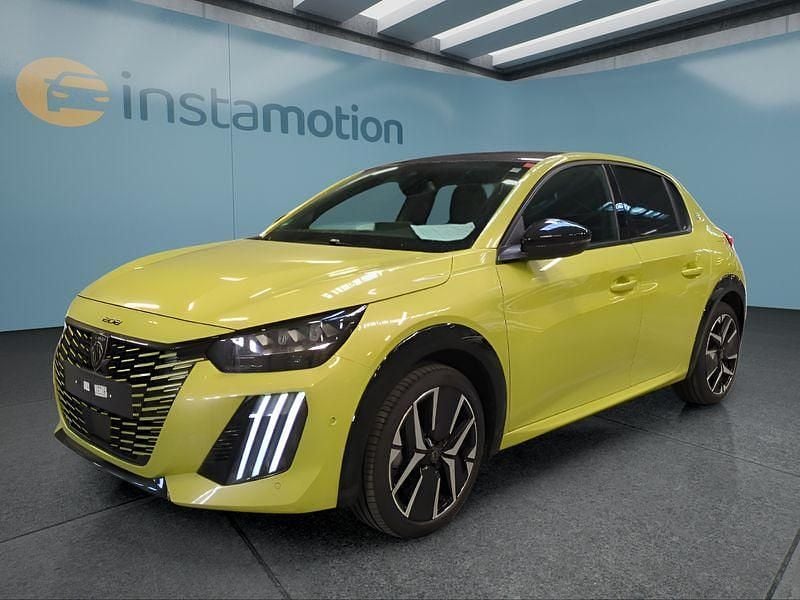 Gelb Gebraucht 2025 Peugeot e-208 GTi Kleinwagen | 28.149 € (Superpreis) - Bild 1/4