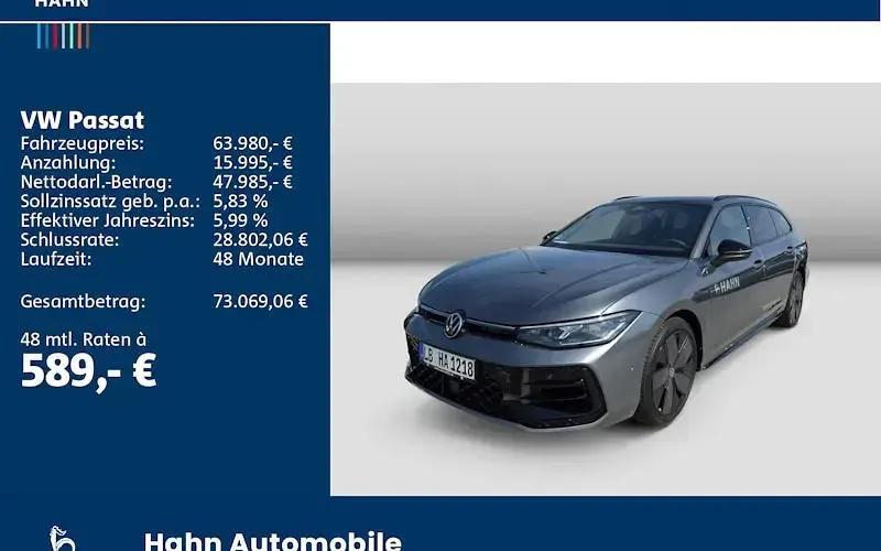 Gebraucht VW Passat R-line 265 PS (194 kW) 2026 Grau Kombi