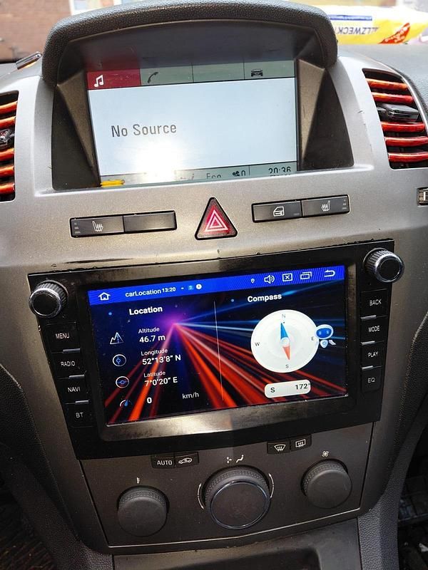 Gebraucht Opel Zafira 88 PS (64 kW) 2007 Silber Van / Kleinbus