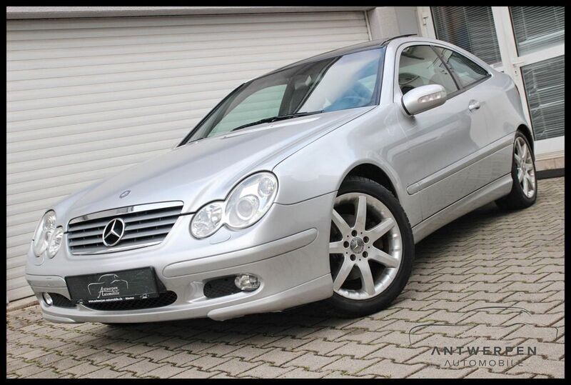 Brillantsilber metalliclack Gebraucht 2002 Mercedes C230 Coupé | 3.490 € (Fairer Preis) - Bild 1/4