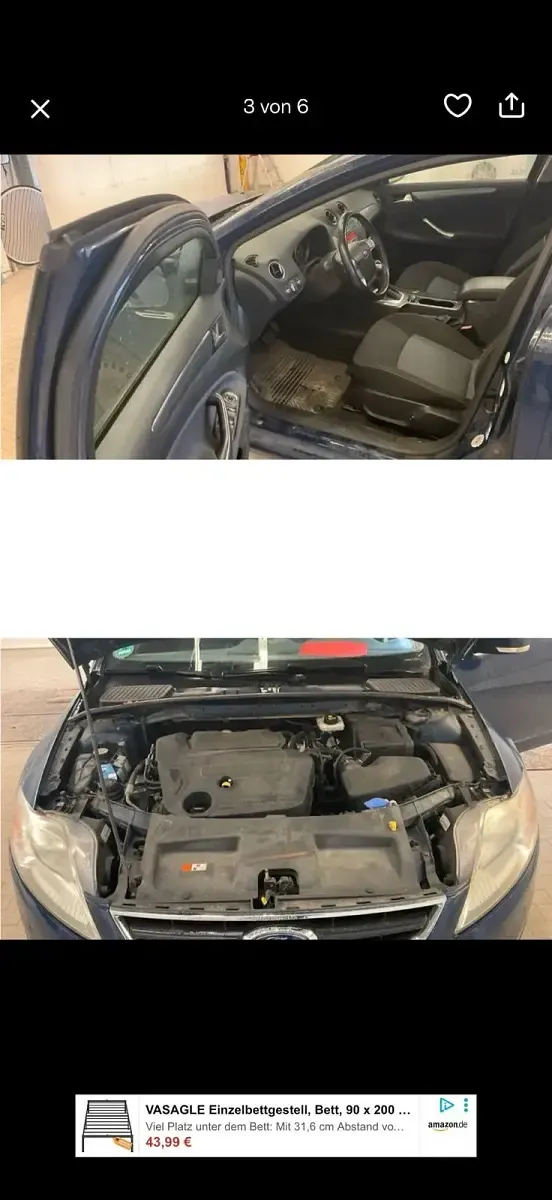 Gebraucht Ford Mondeo 140 PS (102 kW) 2011 Blau Kombi