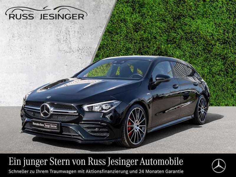 Unilack nachtschwarz Gebraucht 2021 Mercedes CLA35 AMG Shooting Brake AMG Kombi | 35.880 € (Guter Preis) - Bild 1/3