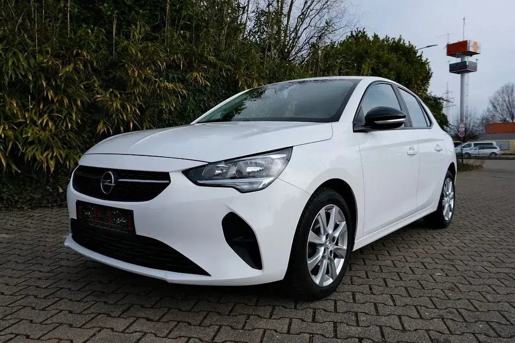 Gebraucht Opel Corsa Edition 75 PS (55 kW) 2021 Jade weiss/arktis weiss Kleinwagen