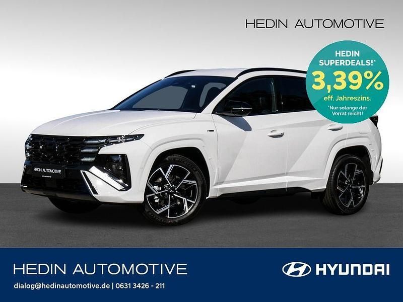 Serenity white Neu 2025 Hyundai Tucson N Line SUV | 36.850 € (Fairer Preis) - Bild 1/4