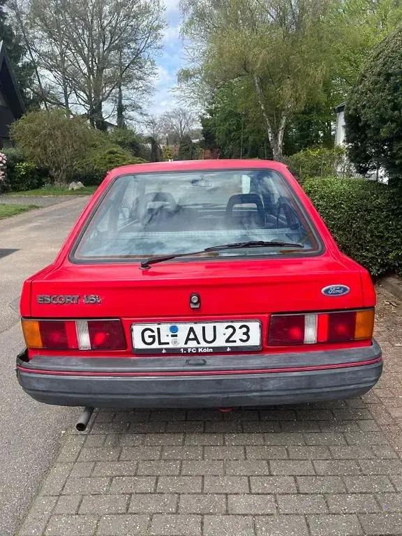 Gebraucht Ford Escort 60 PS (44 kW) 1988 Rot Limousine