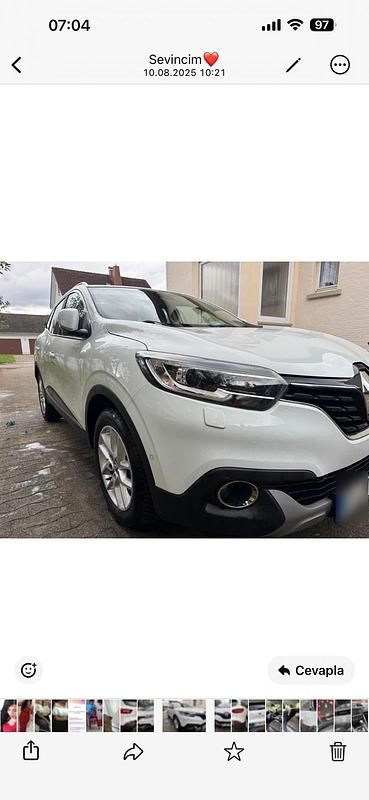 Gebraucht Renault Kadjar 132 PS (97 kW) 2017 Weiß SUV