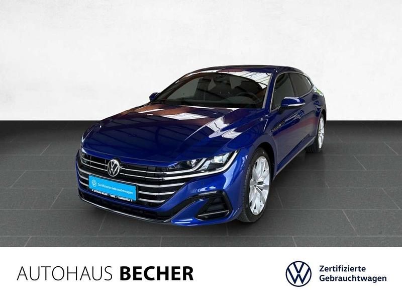 Blau Gebraucht 2021 VW Arteon R-line Kombi | 31.930 € (Fairer Preis) - Bild 1/4