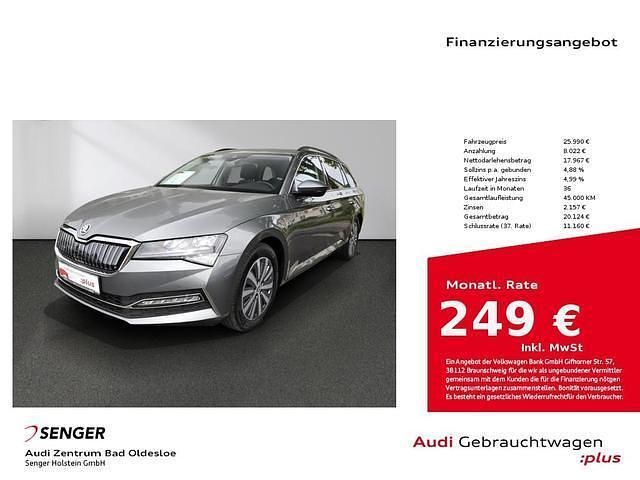 Graphitegrau met. Gebraucht 2022 Skoda Superb Ambition Kombi | 25.990 € (Teuer) - Bild 1/4