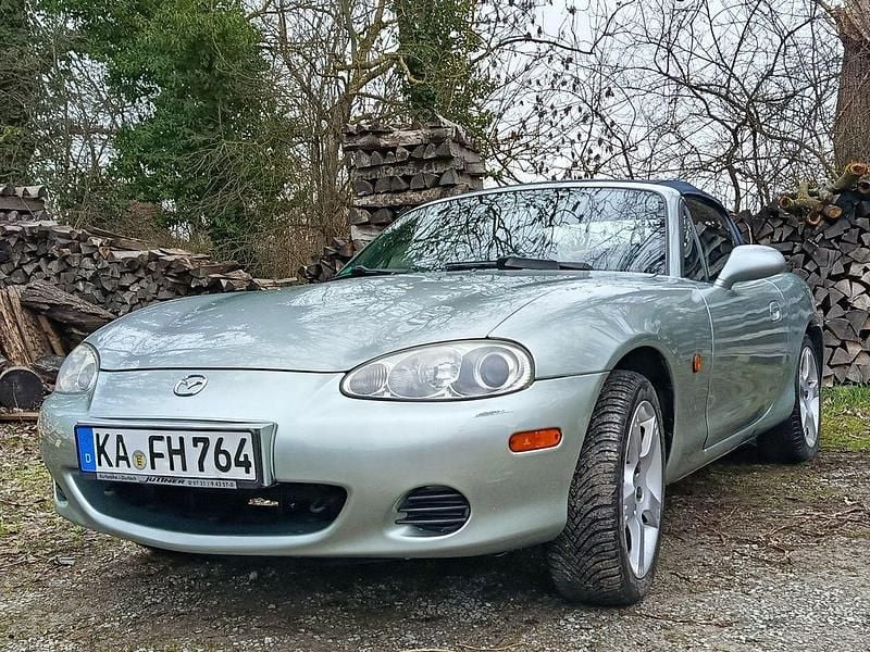 Gebraucht Mazda MX5 110 PS (80 kW) 2003 Silber Cabrio