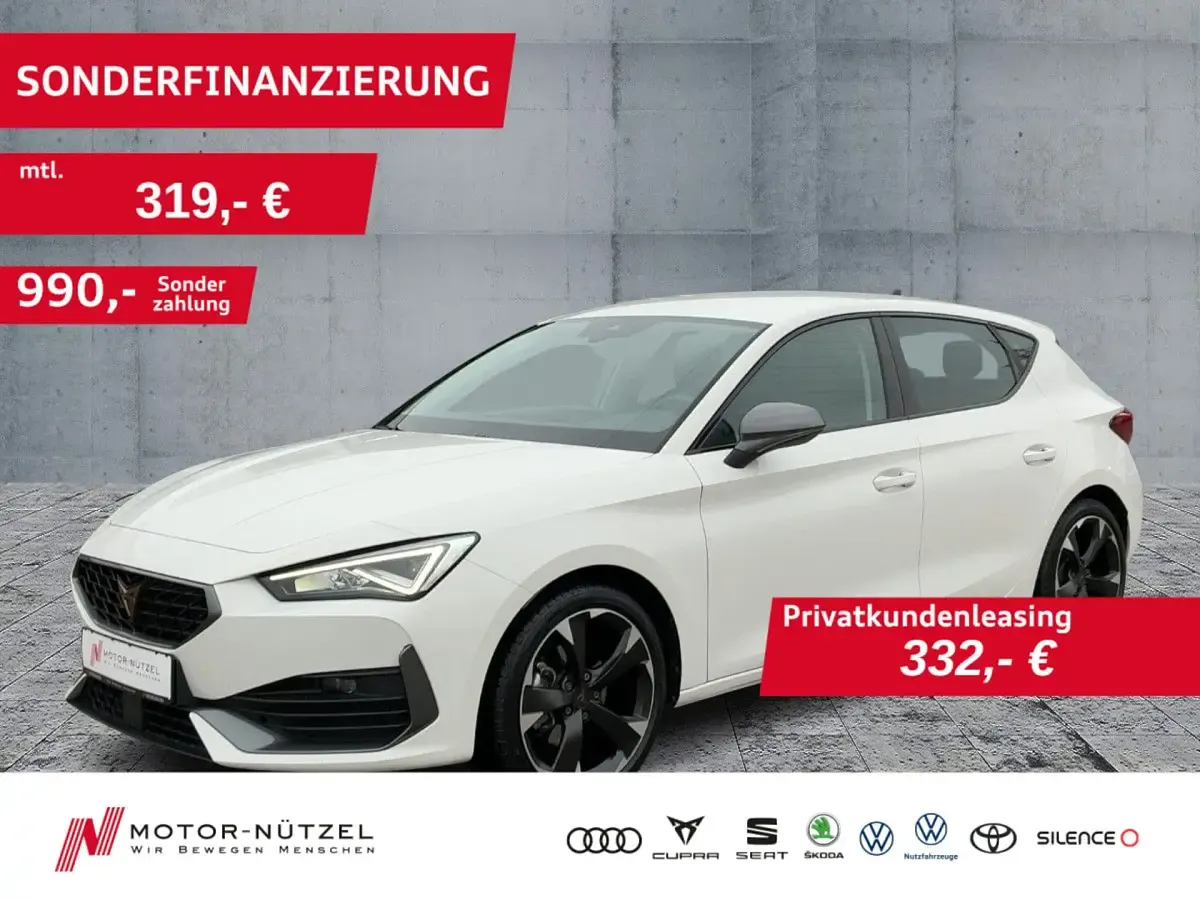 Usata Cupra Leon 150 CV (110 kW) 2023 Bianco Berlina