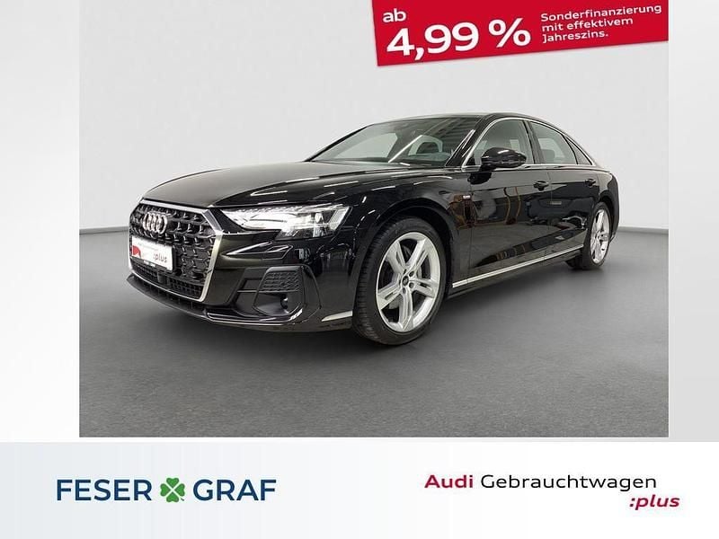 Brillantschwarz Gebraucht 2023 Audi A8 Ambiente Limousine | 62.980 € (Fairer Preis) - Bild 1/4