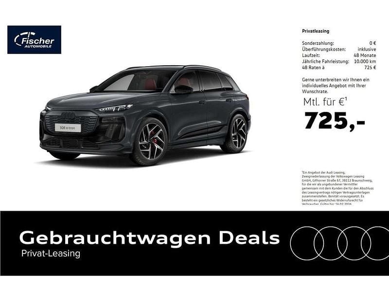 Grau (magnetgrau) Gebraucht 2024 Audi SQ6 e-tron Ambiente SUV | 75.940 € (Fairer Preis) - Bild 1/4