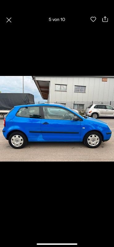 Gebraucht VW Polo 60 PS (44 kW) 2003 Blau Kleinwagen