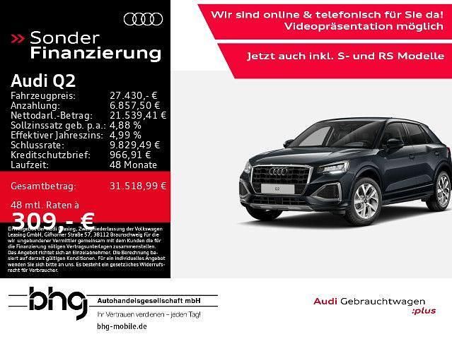 Manhattangrau metallic Gebraucht 2025 Audi Q2 Advanced SUV | 27.430 € (Fairer Preis) - Bild 1/4