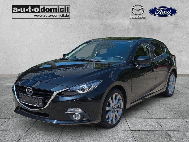 Schwarz Gebraucht 2014 Mazda 3 Sports-Line Limousine | 14.500 € (Etwas zu teuer) - Bild 1/4