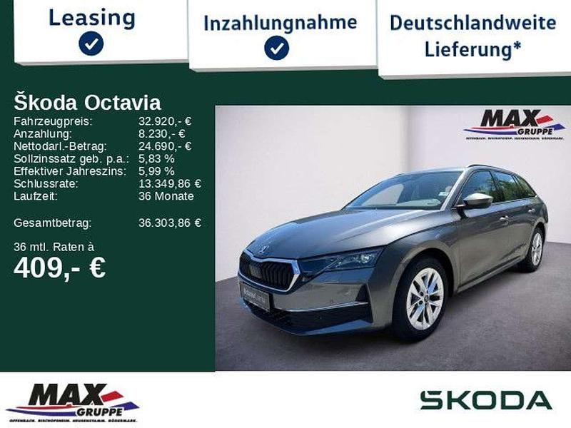 Grau Neu 2025 Skoda Octavia Selection Kombi | 32.920 € (Fairer Preis) - Bild 1/3