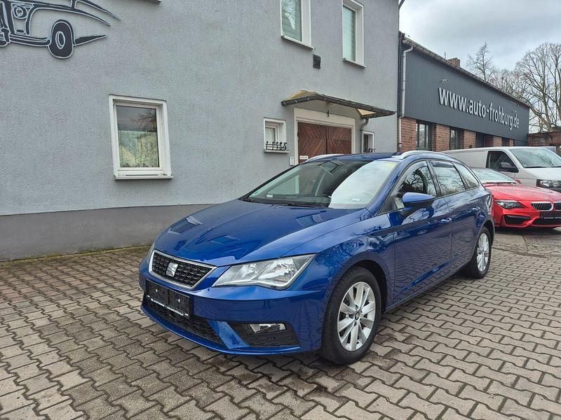 Gebraucht Seat Leon Style 110 PS (80 kW) 2018 Blau Kombi