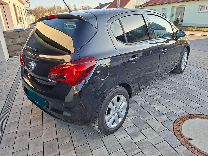 Gebraucht Opel Corsa Edition 90 PS (66 kW) 2015 Schwarz Kleinwagen