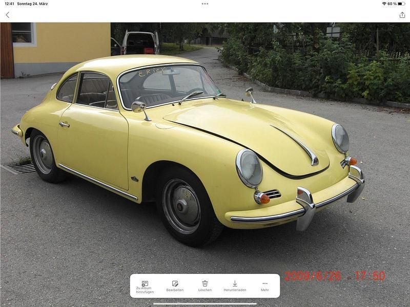 Gelb Gebraucht 1963 Porsche 356 Coupé | 59.900 € - Bild 1/4