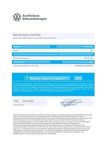 Gebraucht VW ID.3 Pure 110 kW (150 PS) 2022 Weiß Kleinwagen