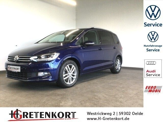 Atlantic blue (blau) Gebraucht 2017 VW Touran Sound Van / Kleinbus | 22.995 € (Etwas zu teuer) - Bild 1/4