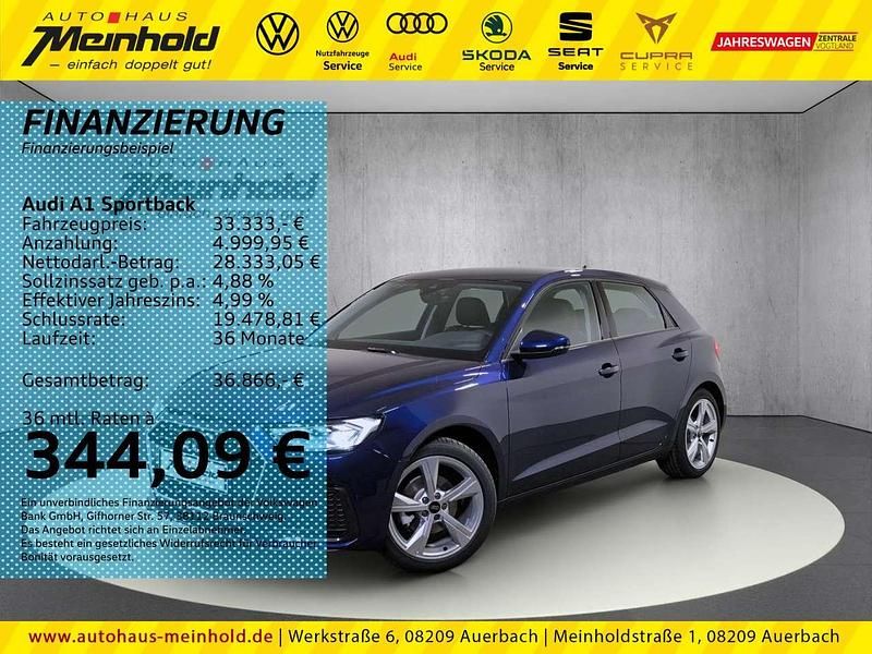 Navarrablau metallic Gebraucht 2025 Audi A1 Advanced Limousine | 33.333 € (Teuer) - Bild 1/4